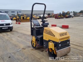 2023 Wuxi Konstant Double Drum Vibrating Roller, Roll Bar Rollers For Auction: Leeds – 23rd, 24th, 25th, 26th October @ 08:00am full