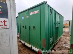 Boss cabins 16′ x 8′ Single Axle Welfare Unit, 6kVA Stephill Generator (Cannot Be Reconsigned) Containers For Auction: Leeds – 23rd, 24th, 25th, 26th October @ 08:00am full