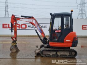 2016 Kubota KX61-3 Mini Excavators For Auction: Leeds – 23rd, 24th, 25th, 26th October @ 08:00am full