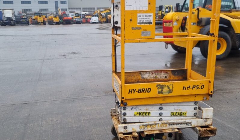 HY-Brid HB-P5.0 Manlifts For Auction: Leeds – 23rd, 24th, 25th, 26th October @ 08:00am full