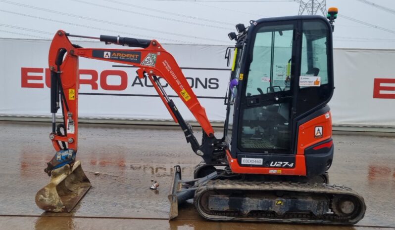 2022 Kubota U27-4 Mini Excavators For Auction: Leeds – 23rd, 24th, 25th, 26th October @ 08:00am full