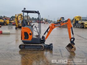 2022 Doosan DX17Z Mini Excavators For Auction: Leeds – 23rd, 24th, 25th, 26th October @ 08:00am full