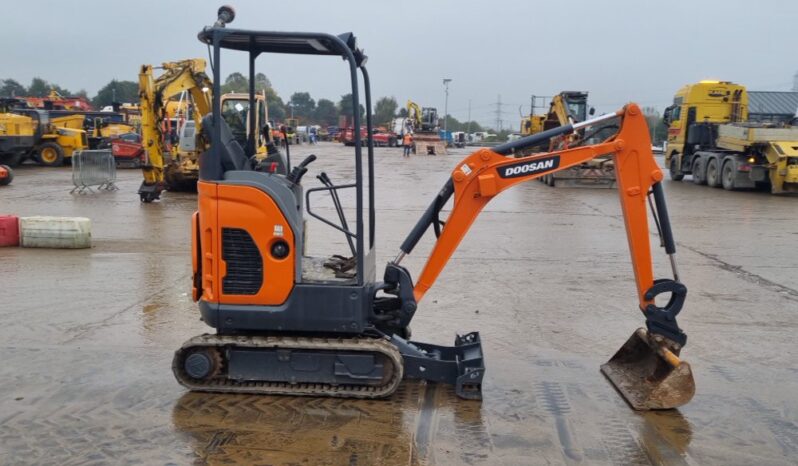 2022 Doosan DX17Z Mini Excavators For Auction: Leeds – 23rd, 24th, 25th, 26th October @ 08:00am full