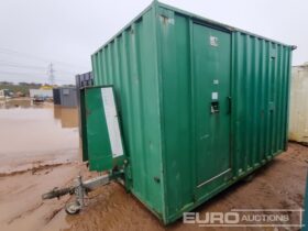 Boss cabins 16′ x 8′ Single Axle Welfare Unit, 6kVA Stephill Generator (Cannot Be Reconsigned) Containers For Auction: Leeds – 23rd, 24th, 25th, 26th October @ 08:00am full