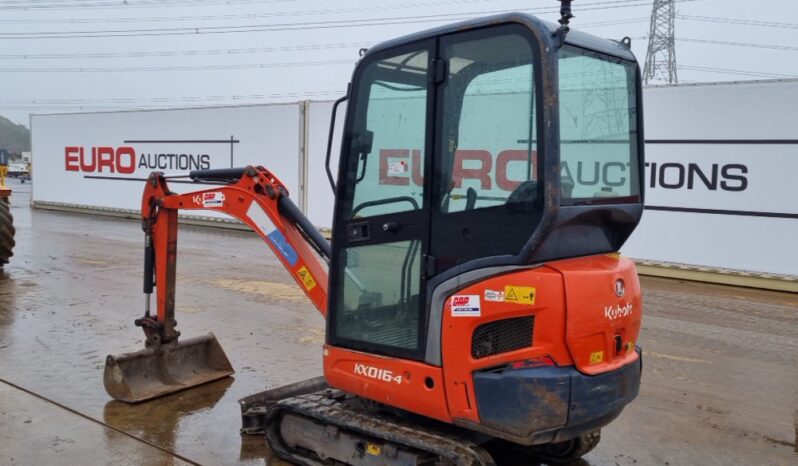 2015 Kubota KX016-4 Mini Excavators For Auction: Leeds – 23rd, 24th, 25th, 26th October @ 08:00am full