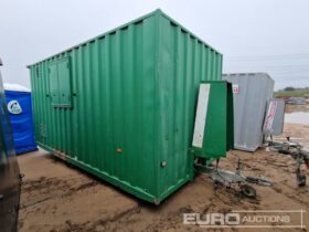 Boss cabins 16′ x 8′ Single Axle Welfare Unit, 6kVA Stephill Generator (Cannot Be Reconsigned) Containers For Auction: Leeds – 23rd, 24th, 25th, 26th October @ 08:00am full