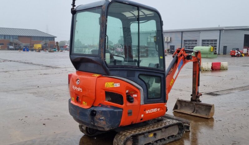 2015 Kubota KX016-4 Mini Excavators For Auction: Leeds – 23rd, 24th, 25th, 26th October @ 08:00am full