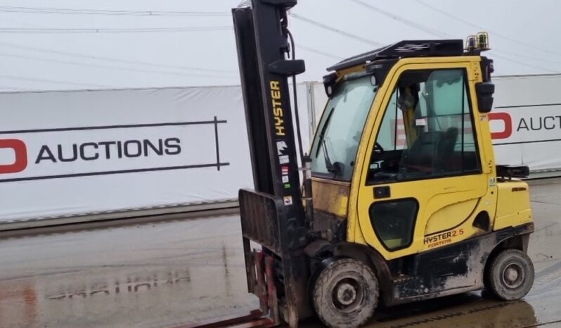 2019 Hyster H2.5FT Forklifts For Auction: Leeds – 23rd, 24th, 25th, 26th October @ 08:00am