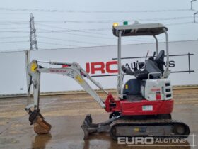 2018 Takeuchi TB215R Mini Excavators For Auction: Leeds – 23rd, 24th, 25th, 26th October @ 08:00am full