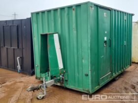 Boss cabins 16′ x 8′ Single Axle Welfare Unit, 6kVA Stephill Generator (Cannot Be Reconsigned) Containers For Auction: Leeds – 23rd, 24th, 25th, 26th October @ 08:00am