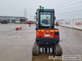 2022 Kubota U27-4 Mini Excavators For Auction: Leeds – 23rd, 24th, 25th, 26th October @ 08:00am full