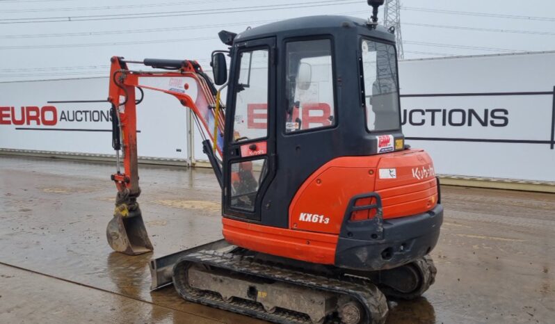 2016 Kubota KX61-3 Mini Excavators For Auction: Leeds – 23rd, 24th, 25th, 26th October @ 08:00am full