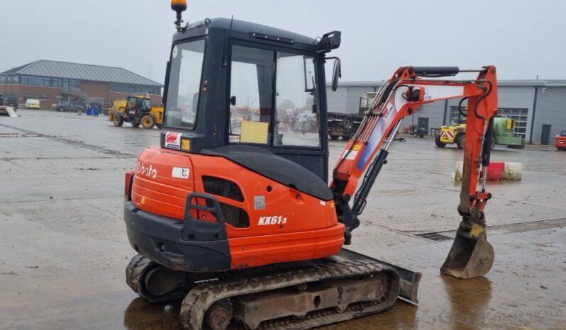 2016 Kubota KX61-3 Mini Excavators For Auction: Leeds – 23rd, 24th, 25th, 26th October @ 08:00am full