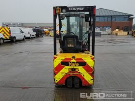 2017 Yale ERP20VT Forklifts For Auction: Leeds – 23rd, 24th, 25th, 26th October @ 08:00am full