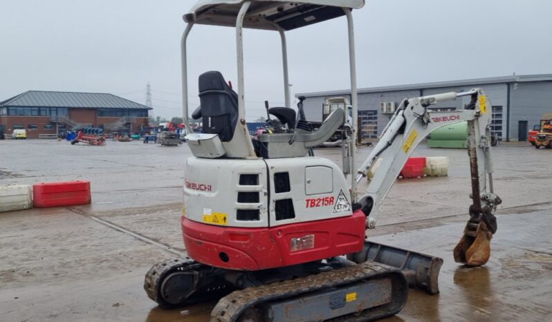 2018 Takeuchi TB215R Mini Excavators For Auction: Leeds – 23rd, 24th, 25th, 26th October @ 08:00am full