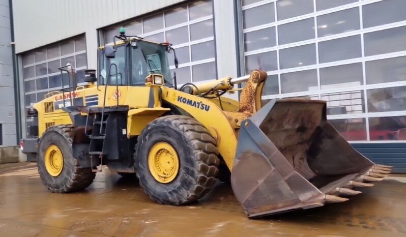 2014 Komatsu WA500-6 Wheeled Loaders For Auction: Leeds – 23rd, 24th, 25th, 26th October @ 08:00am full