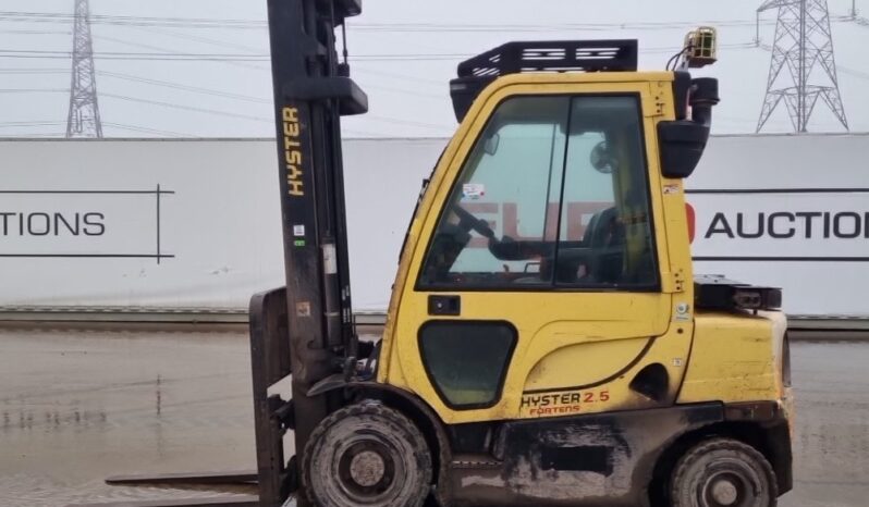 2019 Hyster H2.5FT Forklifts For Auction: Leeds – 23rd, 24th, 25th, 26th October @ 08:00am full