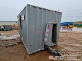 Boss cabins 16′ x 8′ Single Axle Welfare Unit, 6kVA Stephill Generator (Cannot Be Reconsigned) Containers For Auction: Leeds – 23rd, 24th, 25th, 26th October @ 08:00am full