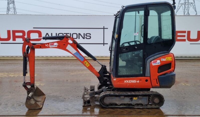 2015 Kubota KX016-4 Mini Excavators For Auction: Leeds – 23rd, 24th, 25th, 26th October @ 08:00am full