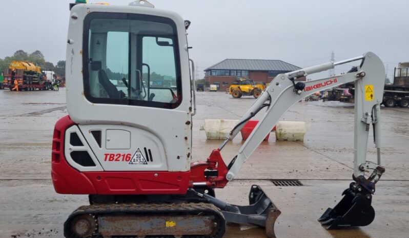 2020 Takeuchi TB216 Mini Excavators For Auction: Leeds – 23rd, 24th, 25th, 26th October @ 08:00am full