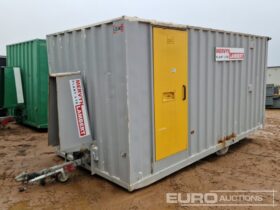 Boss cabins 16′ x 8′ Single Axle Welfare Unit, 6kVA Stephill Generator (Cannot Be Reconsigned) Containers For Auction: Leeds – 23rd, 24th, 25th, 26th October @ 08:00am