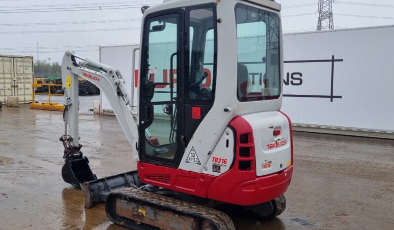 2020 Takeuchi TB216 Mini Excavators For Auction: Leeds – 23rd, 24th, 25th, 26th October @ 08:00am full