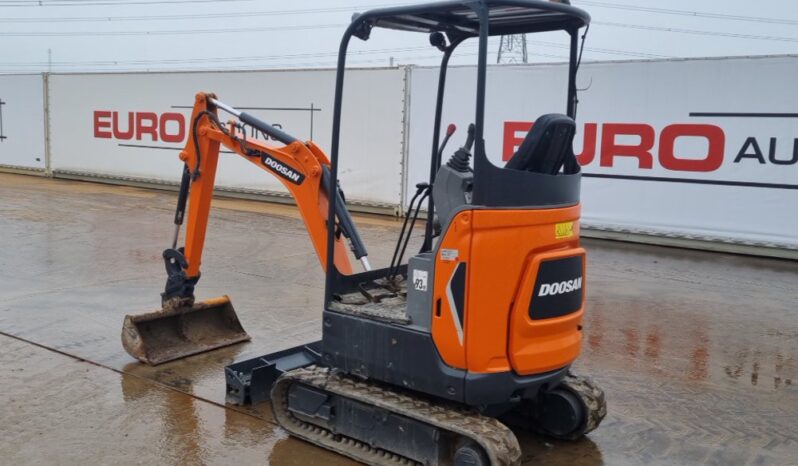 2022 Doosan DX17Z Mini Excavators For Auction: Leeds – 23rd, 24th, 25th, 26th October @ 08:00am full