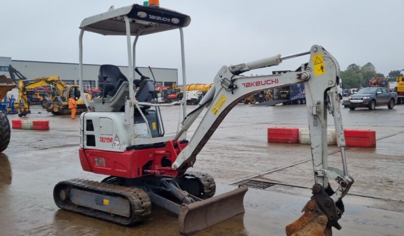 2018 Takeuchi TB215R Mini Excavators For Auction: Leeds – 23rd, 24th, 25th, 26th October @ 08:00am full