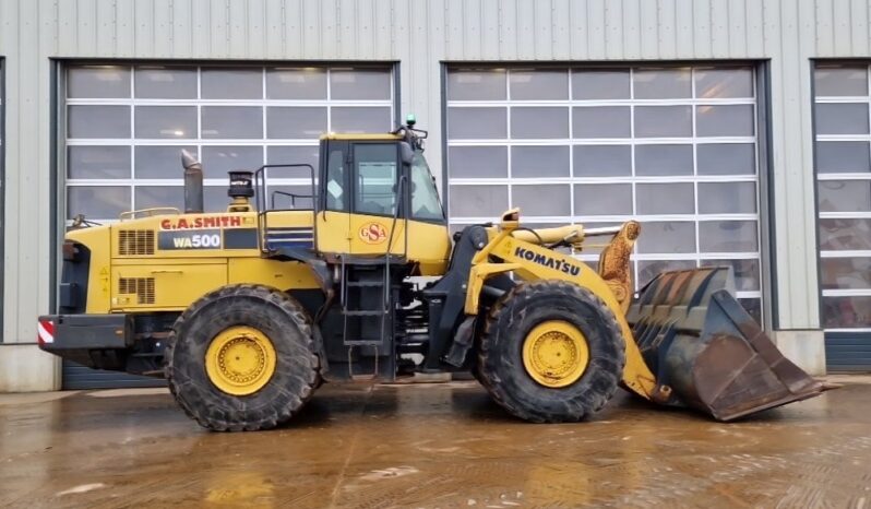 2014 Komatsu WA500-6 Wheeled Loaders For Auction: Leeds – 23rd, 24th, 25th, 26th October @ 08:00am full