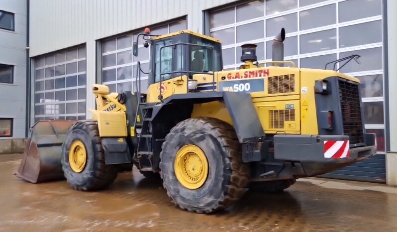 2014 Komatsu WA500-6 Wheeled Loaders For Auction: Leeds – 23rd, 24th, 25th, 26th October @ 08:00am full