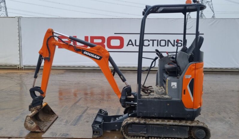 2022 Doosan DX17Z Mini Excavators For Auction: Leeds – 23rd, 24th, 25th, 26th October @ 08:00am full