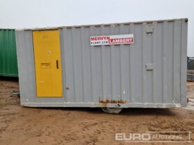 Boss cabins 16′ x 8′ Single Axle Welfare Unit, 6kVA Stephill Generator (Cannot Be Reconsigned) Containers For Auction: Leeds – 23rd, 24th, 25th, 26th October @ 08:00am full