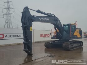 2023 Volvo EC250EL 20 Ton+ Excavators For Auction: Leeds – 23rd, 24th, 25th, 26th October @ 08:00am