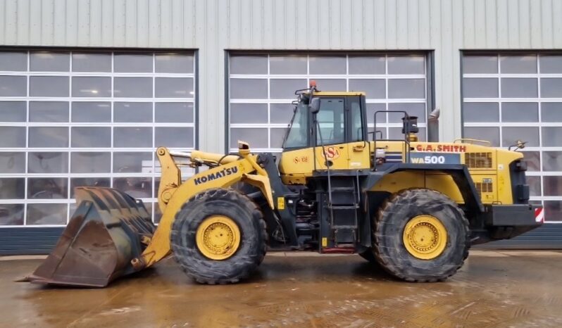 2014 Komatsu WA500-6 Wheeled Loaders For Auction: Leeds – 23rd, 24th, 25th, 26th October @ 08:00am full