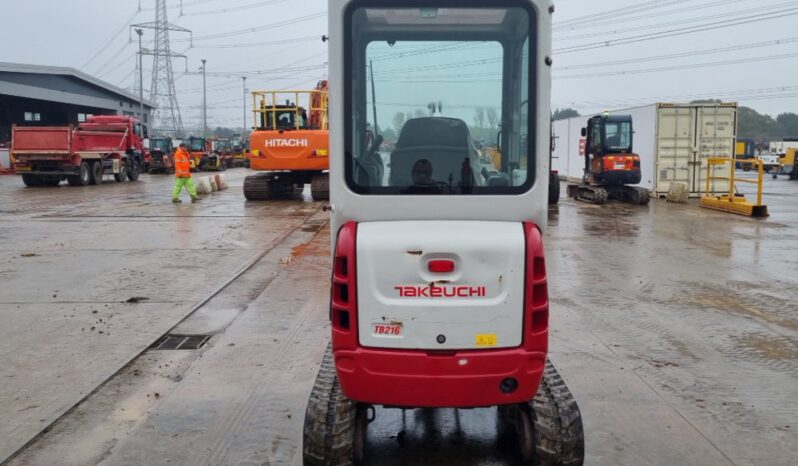 2020 Takeuchi TB216 Mini Excavators For Auction: Leeds – 23rd, 24th, 25th, 26th October @ 08:00am full