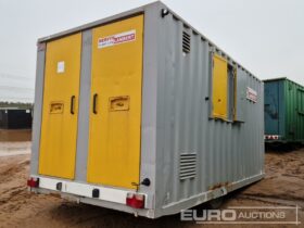 Boss cabins 16′ x 8′ Single Axle Welfare Unit, 6kVA Stephill Generator (Cannot Be Reconsigned) Containers For Auction: Leeds – 23rd, 24th, 25th, 26th October @ 08:00am full