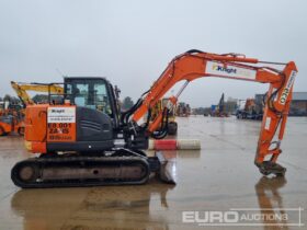 2019 Hitachi ZX85USB-5A 6 Ton+ Excavators For Auction: Leeds – 23rd, 24th, 25th, 26th October @ 08:00am full