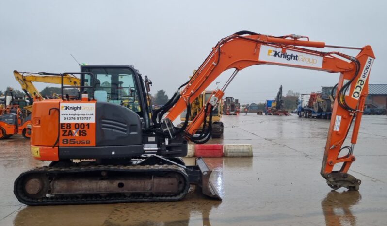 2019 Hitachi ZX85USB-5A 6 Ton+ Excavators For Auction: Leeds – 23rd, 24th, 25th, 26th October @ 08:00am full