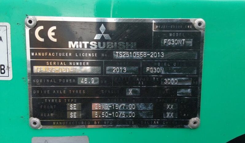 2013 MITSUBISHI FG30NT  For Auction on 2024-10-23 For Auction on 2024-10-23 full