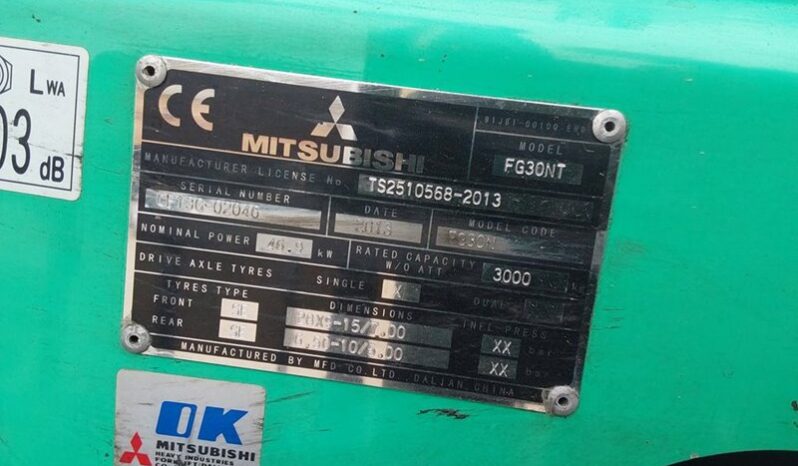 2013 MITSUBISHI FG30NT  For Auction on 2024-10-23 For Auction on 2024-10-23 full