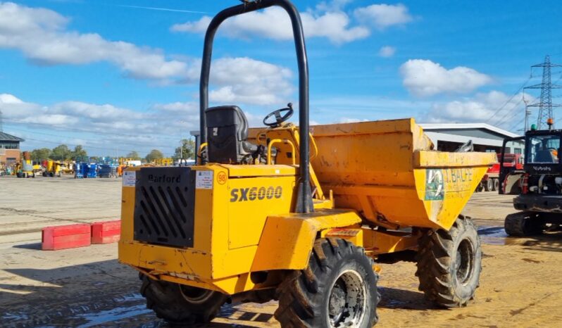 Barford SX6000 Site Dumpers For Auction: Leeds – 23rd, 24th, 25th, 26th October @ 08:00am full