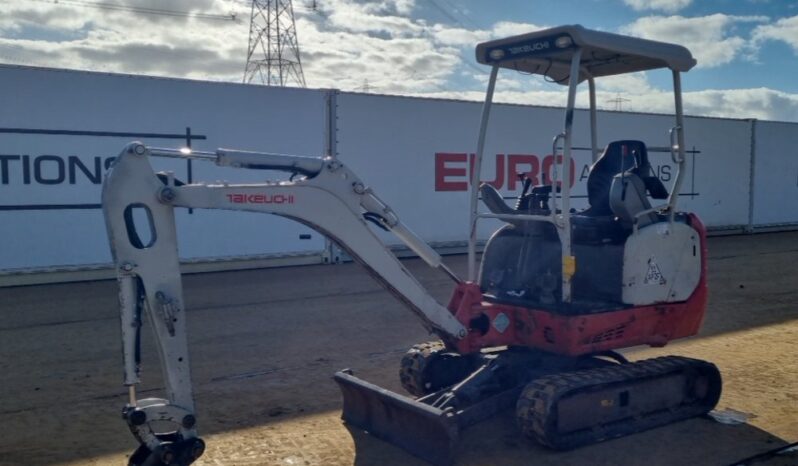 2016 Takeuchi TB216 Mini Excavators For Auction: Leeds – 23rd, 24th, 25th, 26th October @ 08:00am