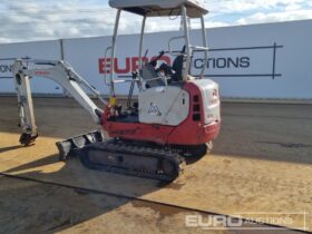 2016 Takeuchi TB216 Mini Excavators For Auction: Leeds – 23rd, 24th, 25th, 26th October @ 08:00am full