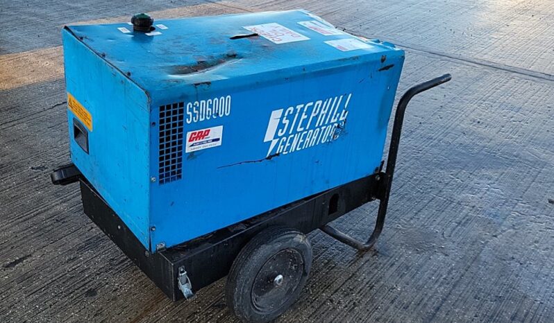 Stephill SSD6000 Generators For Auction: Leeds – 23rd, 24th, 25th, 26th October @ 08:00am