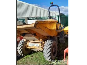 2019 Thwaites 3 Ton Site Dumpers For Auction: Leeds – 23rd, 24th, 25th, 26th October @ 08:00am