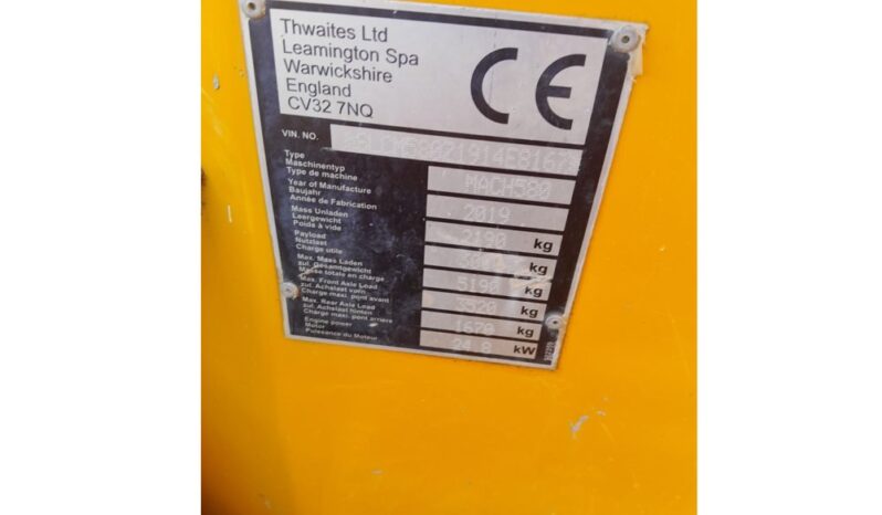 2019 Thwaites 3 Ton Site Dumpers For Auction: Leeds – 23rd, 24th, 25th, 26th October @ 08:00am full