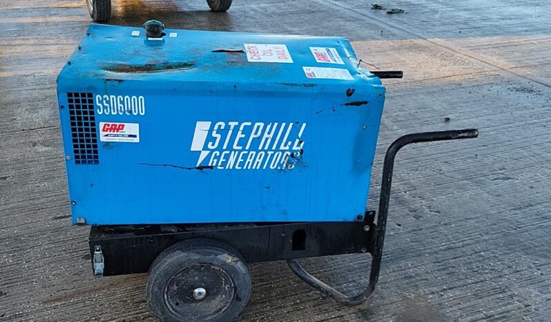 Stephill SSD6000 Generators For Auction: Leeds – 23rd, 24th, 25th, 26th October @ 08:00am full