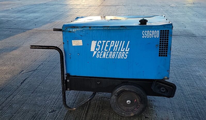 Stephill SSD6000 Generators For Auction: Leeds – 23rd, 24th, 25th, 26th October @ 08:00am full