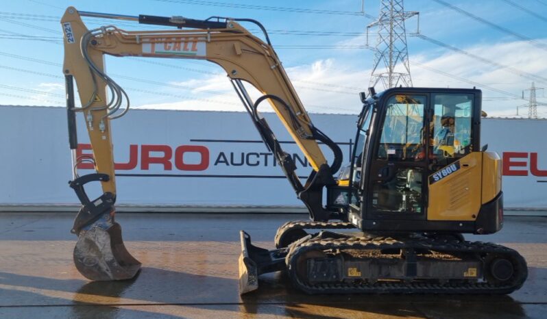 2023 Sany SY80U 6 Ton+ Excavators For Auction: Leeds – 23rd, 24th, 25th, 26th October @ 08:00am full