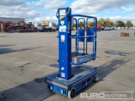 2015 Power Towers Ecolift Manlifts For Auction: Leeds – 23rd, 24th, 25th, 26th October @ 08:00am